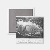 Aussicht auf den als La Sanguese bekannten Turm Magnet (Vorderseite/Rückseite)