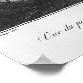 Aussicht auf den als La Sanguese bekannten Turm Poster (Ecke)