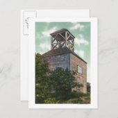 Aussicht auf den alten Belfry Postkarte (Vorne/Hinten)