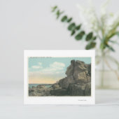 Aussicht auf den alten Mann der Felsformation Postkarte (Stehend Vorderseite)