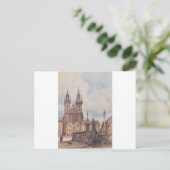 Aussicht auf den Altstädter Ring mit der Kirche Postkarte (Stehend Vorderseite)