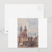 Aussicht auf den Altstädter Ring mit der Kirche Postkarte (Vorne/Hinten)