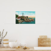 Aussicht auf den Atkinson Leuchtturm Poster (Küche)