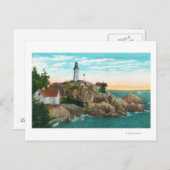 Aussicht auf den Atkinson Leuchtturm Postkarte (Vorne/Hinten)