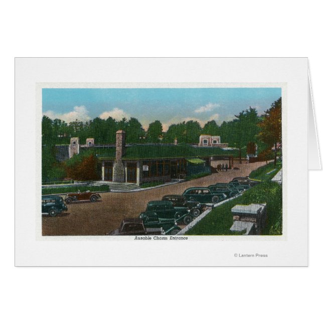 Aussicht auf den Ausable Chasm-Eingang (Vorderseite (Horizontal))