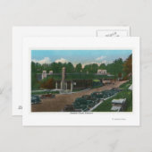 Aussicht auf den Ausable Chasm-Eingang Postkarte (Vorne/Hinten)