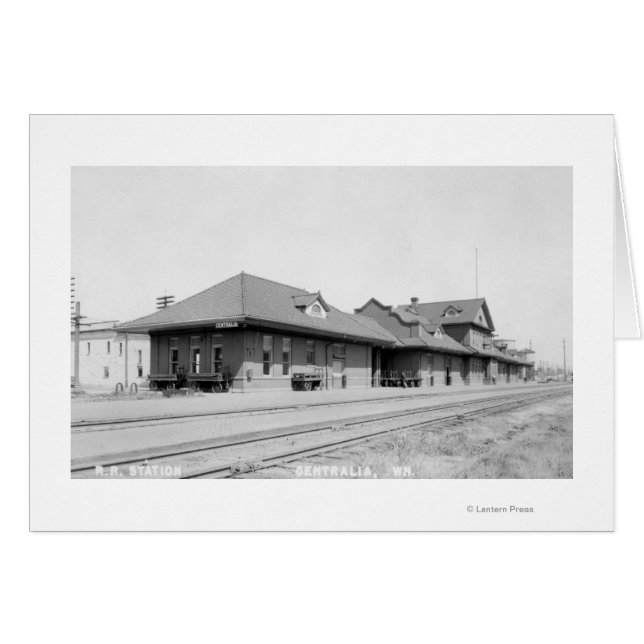 Aussicht auf den Bahnhof (Vorderseite (Horizontal))