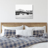 Aussicht auf den Bahnhof Leinwanddruck (Insitu (Schlafzimmer))