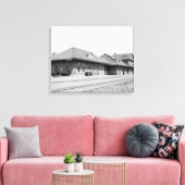 Aussicht auf den Bahnhof Leinwanddruck (Insitu (Wohnzimmer))