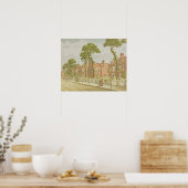 Aussicht auf den Bedford Park, 1882 (Farblitho) Poster (Küche)