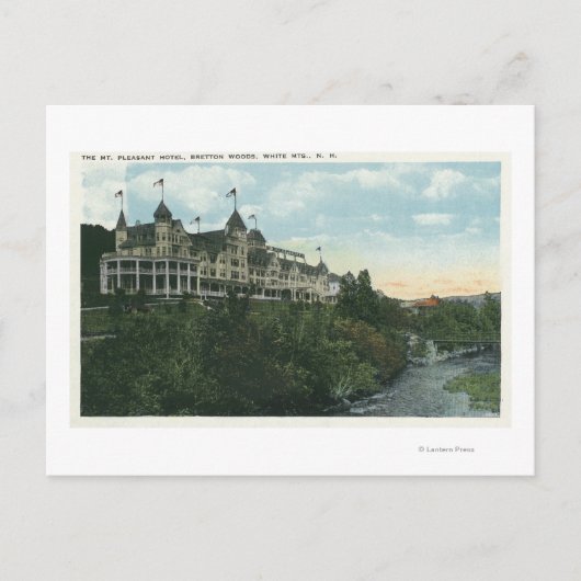 Aussicht auf den Berg Angenehmes Hotel # 2 Postkarte (Vorderseite)