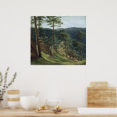 Aussicht auf den Berg Brocken, 1829 Poster (Küche)