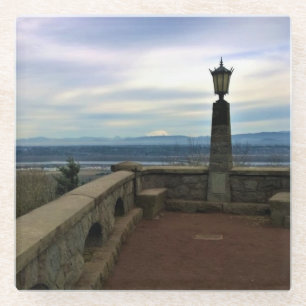 Aussicht auf den Berg St. Helens, Portland, Oregon Glasuntersetzer
