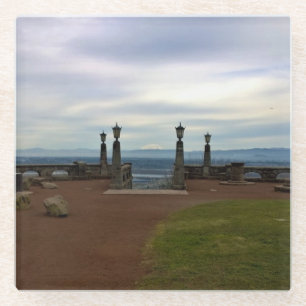 Aussicht auf den Berg St. Helens, Portland, Oregon Glasuntersetzer
