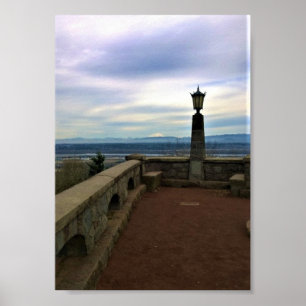 Aussicht auf den Berg St. Helens, Portland, Oregon Poster