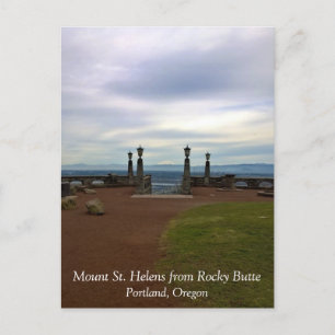 Aussicht auf den Berg St. Helens, Portland, Oregon Postkarte