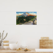 Aussicht auf den Berg von Buzzards Point Poster (Küche)