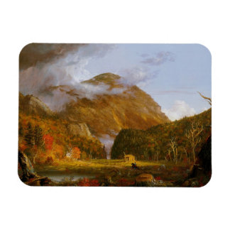 Aussicht auf den Bergpass Magnet
