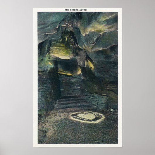 Aussicht auf den Bridal Altar Poster (Vorne)