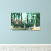 Aussicht auf den Camp Curry Speisesaal Leinwanddruck (Insitu (Holzboden))