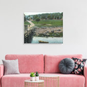 Aussicht auf den Campingplatz Leinwanddruck (Insitu (Wohnzimmer))