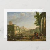 Aussicht auf den Campo Vaccino, Rom, 1636 Postkarte (Vorne/Hinten)