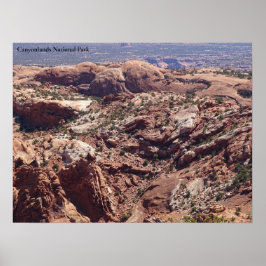 Aussicht auf den Canyonlands-Nationalpark Poster