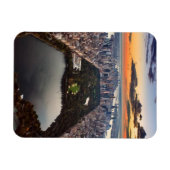 Aussicht auf den Central Park bei Sonnenuntergang Magnet (Horizontal)