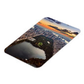 Aussicht auf den Central Park bei Sonnenuntergang Magnet (Linke Seite)