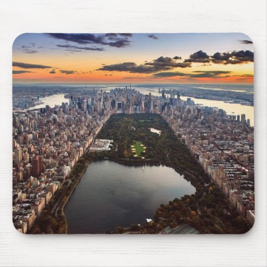 Aussicht auf den Central Park bei Sonnenuntergang Mousepad (Vorne)