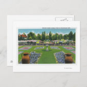 Aussicht auf den Chautauqua Anwesen Gardens Postkarte (Vorne/Hinten)