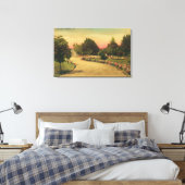 Aussicht auf den City PlazaHayward, CA. Leinwanddruck (Insitu (Schlafzimmer))