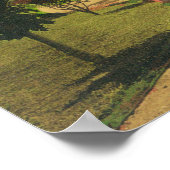 Aussicht auf den City PlazaHayward, CA. Poster (Ecke)