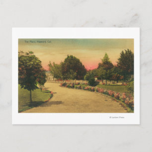 Aussicht auf den City PlazaHayward, CA. Postkarte