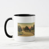 Aussicht auf den City PlazaHayward, CA Tasse (Links)