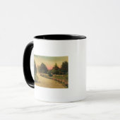 Aussicht auf den City PlazaHayward, CA Tasse (Vorderseite Links)