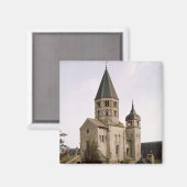 Aussicht auf den Clocher de l'Eau Benite Magnet (Vorderseite/Rückseite)