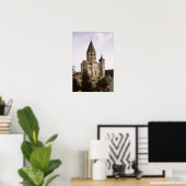 Aussicht auf den Clocher de l'Eau Benite Poster (Heimbüro)