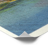 Aussicht auf den Cobbosseeconte in Pernette Cove Poster (Ecke)