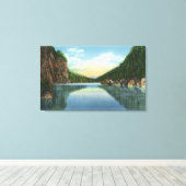 Aussicht auf den Coldensee von der Avalanche Leinwanddruck (Insitu (Holzboden))