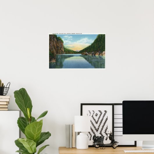 Aussicht auf den Coldensee von der Avalanche Poster (Heimbüro)