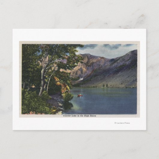 Aussicht auf den Convict-See im Hochgebirge Postkarte (Vorderseite)