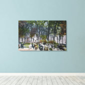 Aussicht auf den Crescent Park Leinwanddruck (Insitu (Holzboden))