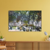 Aussicht auf den Crescent Park Leinwanddruck (Insitu (Wohnzimmer))