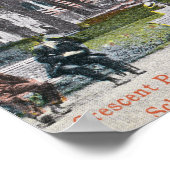 Aussicht auf den Crescent Park Poster (Ecke)