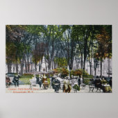 Aussicht auf den Crescent Park Poster (Vorne)