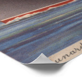 Aussicht auf den Cunard R.M.L. Poster (Ecke)