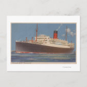 Aussicht auf den Cunard R.M.L. Postkarte (Vorderseite)