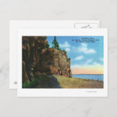 Aussicht auf den Dom Rock, Bar Hafen Postkarte (Vorne/Hinten)