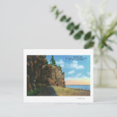 Aussicht auf den Dom Rock, Bar Hafen Postkarte (Stehend Vorderseite)